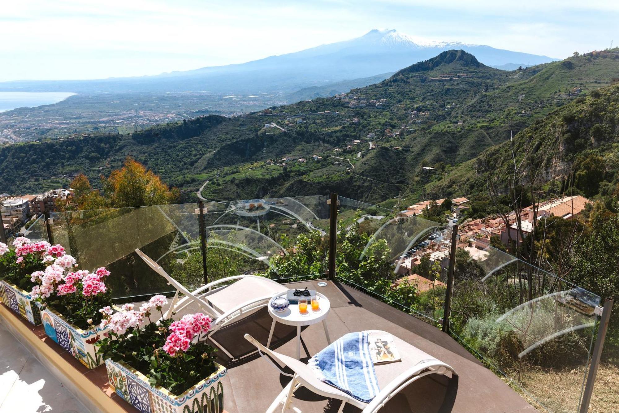 Villa Da Vinci Luxury Panoramic Apartments - Taormina Rooms Collection Exteriér fotografie